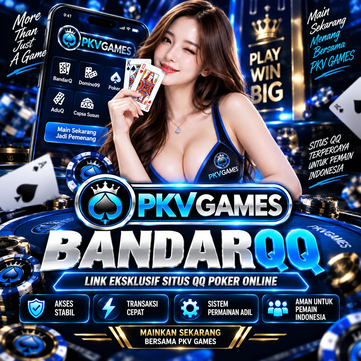 BandarQQ ✈︎ Link Eksklusif Situs QQ Poker Online Pkv Games Login Resmi